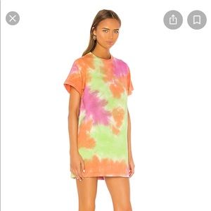 Lovers & Friends Tie Dye Tee Dress